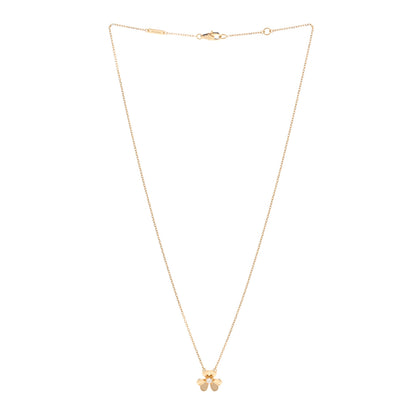 Van Cleef & Arpels 18K Yellow Gold Diamond Mini Frivole Pendant Necklace 3 of 5