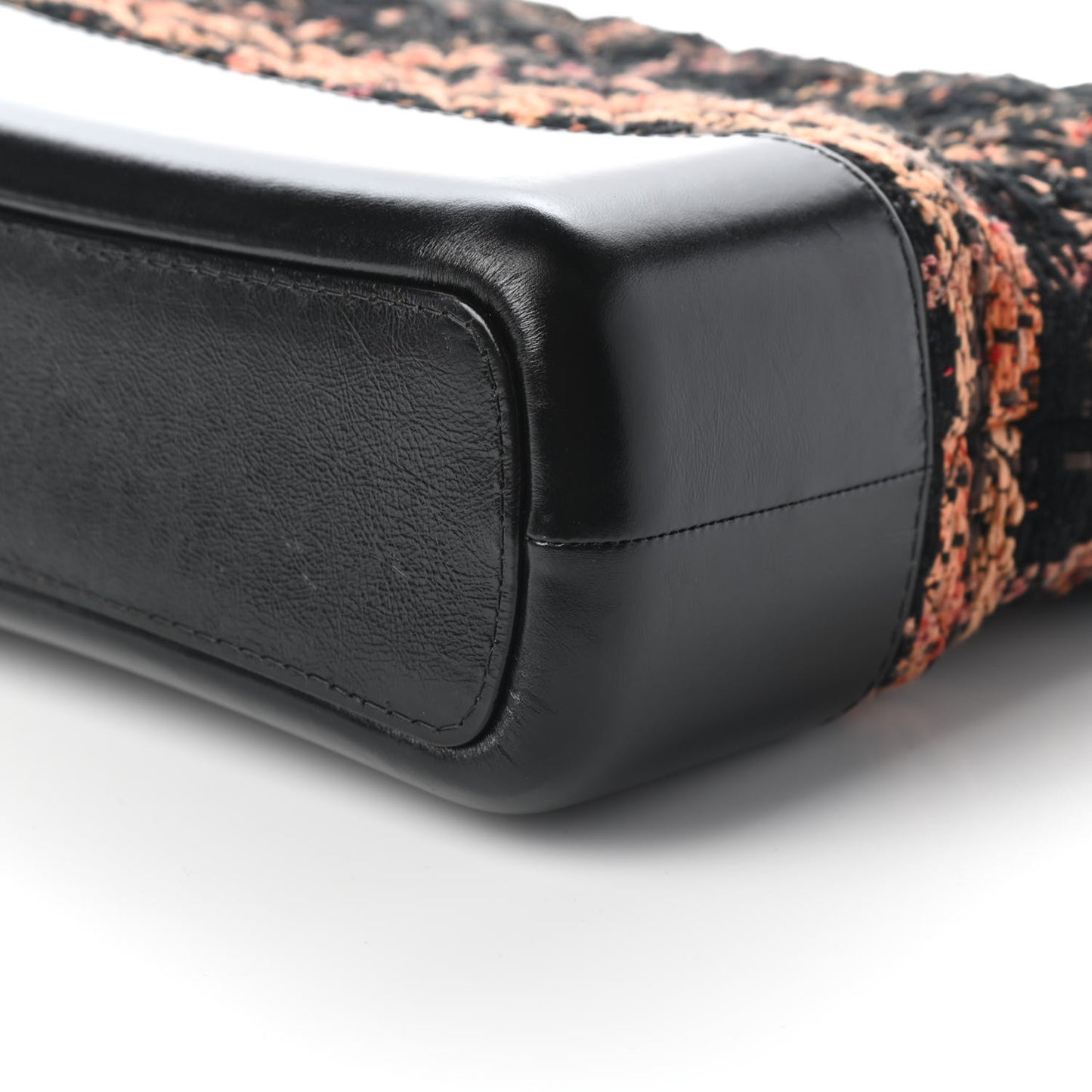 Tweed Calfskin Medium Gabrielle Hobo Black Brown