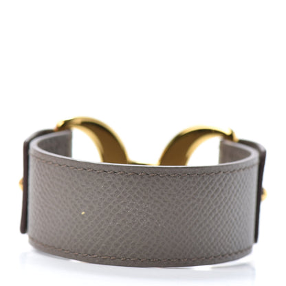 Hermes Epsom Pavane Cuff M Etain 2 of 5