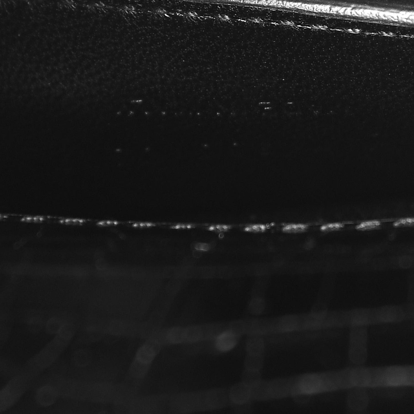 Calfskin Crocodile Embossed Small Classic Monogram Kate Tassel Satchel Black