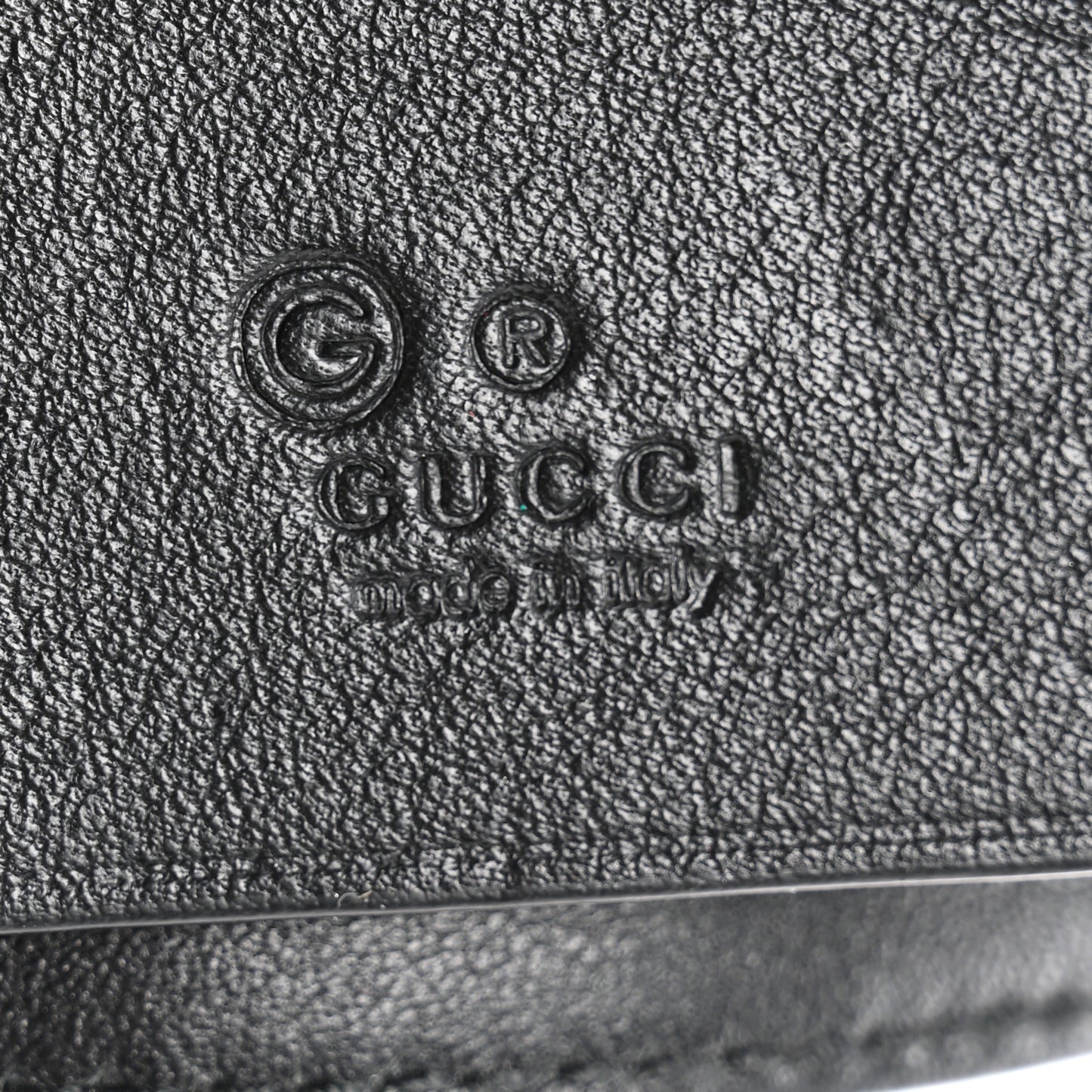 Guccissima 6 Key Holder Case Black
