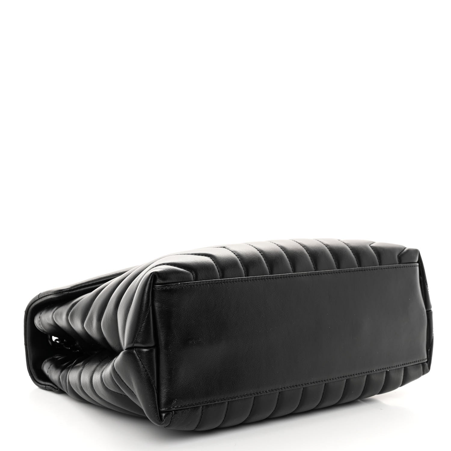 Saint Laurent Calfskin Y Quilted Monogram Medium Loulou Chain Satchel Black 4 of 9