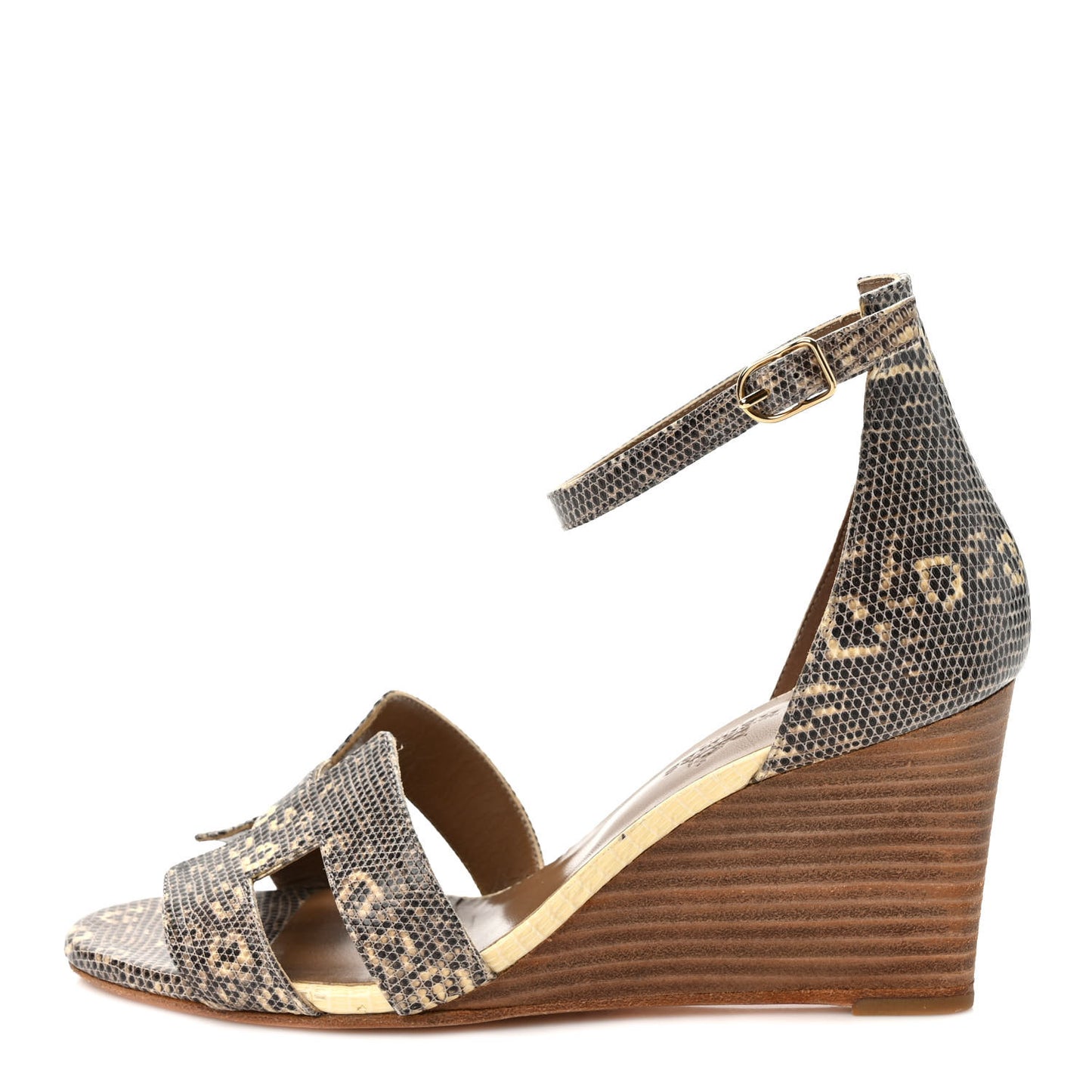 Lizard Legend Wedge Sandals Ombre