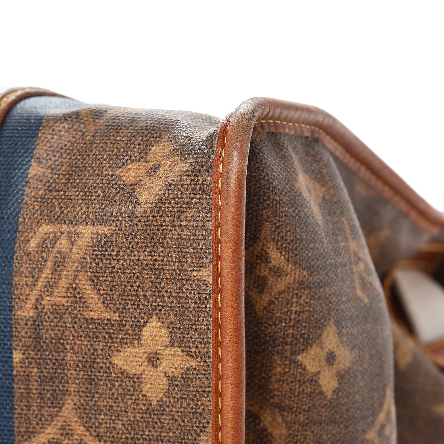 Monogram Rayures Tisse Sac GM Blue