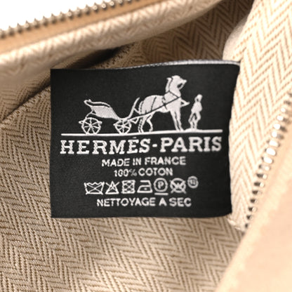 Hermes Cotton Canvas H Pavillon Small Bride-A-Brac Pouch Naturel 6 of 7