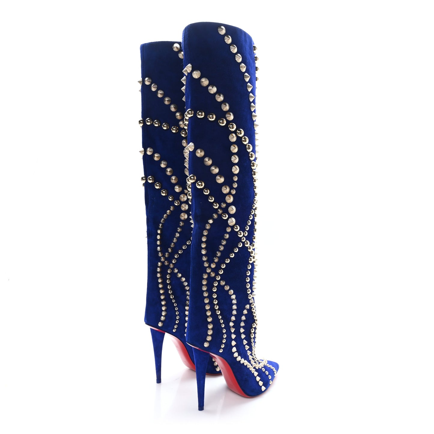 Suede Spiked Astrilarge Botta Pika Knee Boots 36 Night