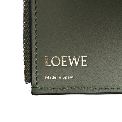 Loewe Calfskin Embossed Small Wallet Avocado 7 of 9