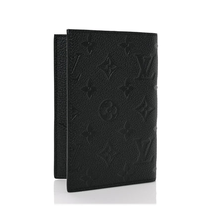 Louis Vuitton Empreinte Monogram Passport Cover Black 3 of 6