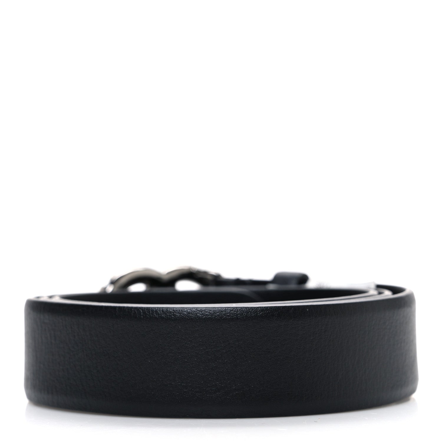 Chanel Calfskin Pearl Crystal CC Belt 85 34 Black 2 of 5