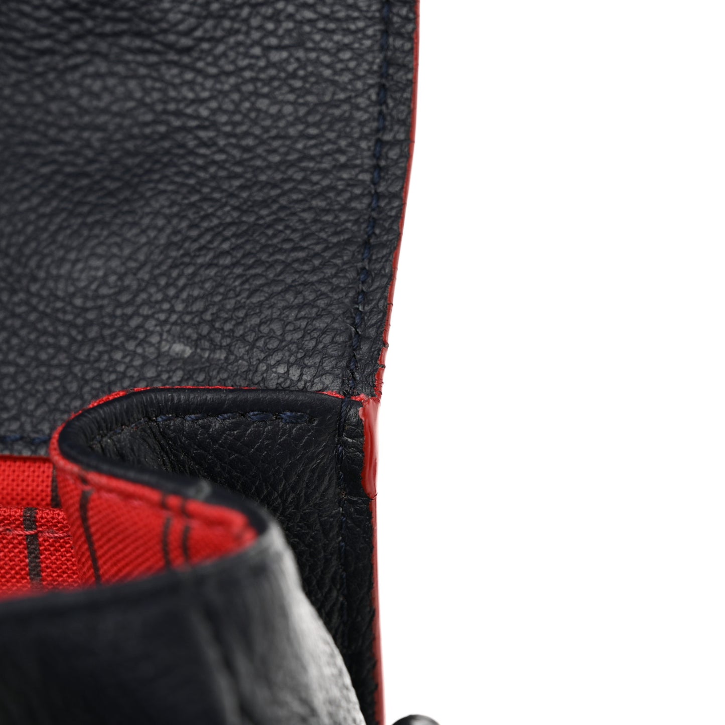 Empreinte Pochette Metis Marine Rouge