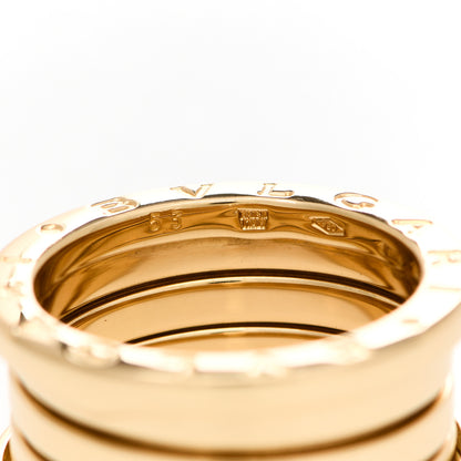 Bulgari 18K Yellow Gold B.Zero1 Four-Band Ring 53 6.5 4 of 7