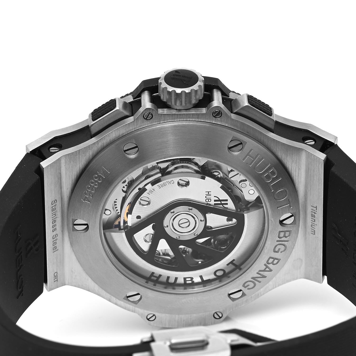 Hublot Stainless Steel Rubber 44mm Big Bang Automatic Watch 301.SM.1770.RX 4 of 5