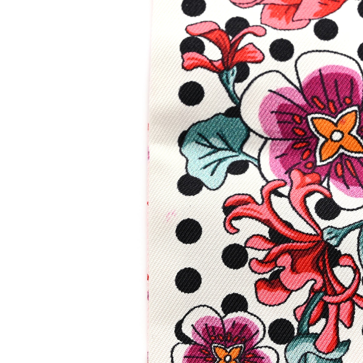 Silk Louis In The Garden Bandeau Fuchsia