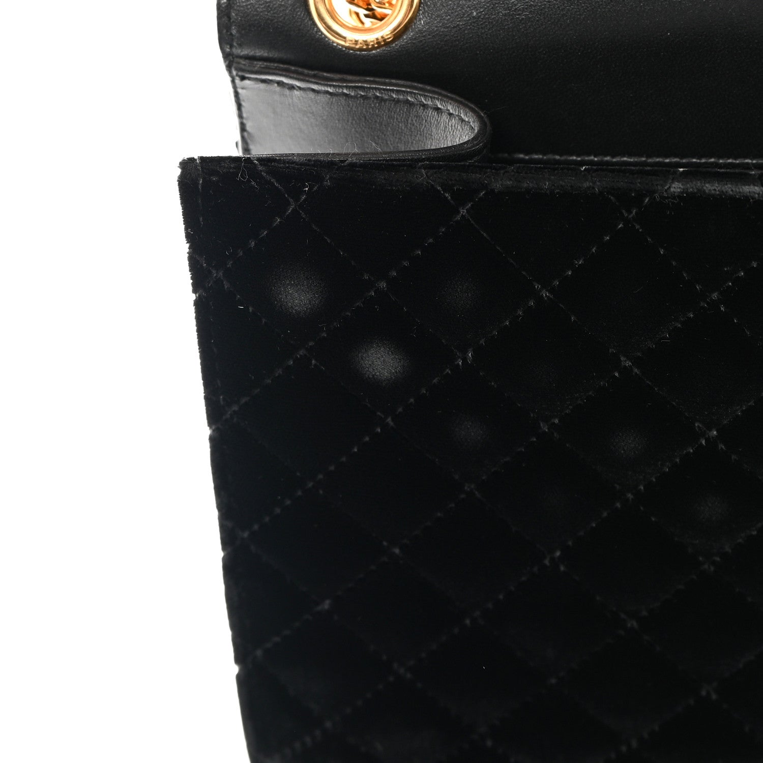 Saint Laurent Velvet Tri-Quilt Monogram Medium College Bag Black 11 of 14