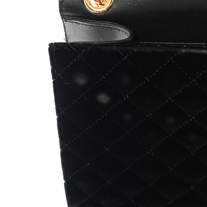 Saint Laurent Velvet Tri-Quilt Monogram Medium College Bag Black 11 of 14