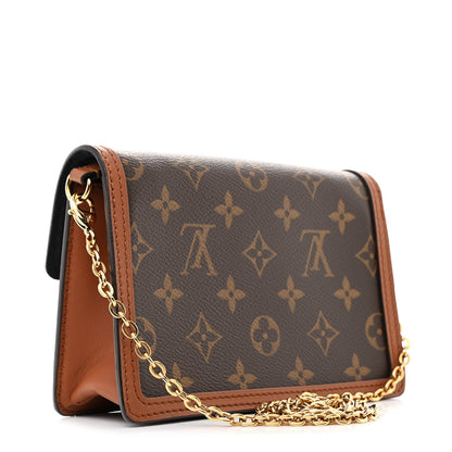 Louis Vuitton Reverse Monogram Dauphine Chain Wallet 3 of 11