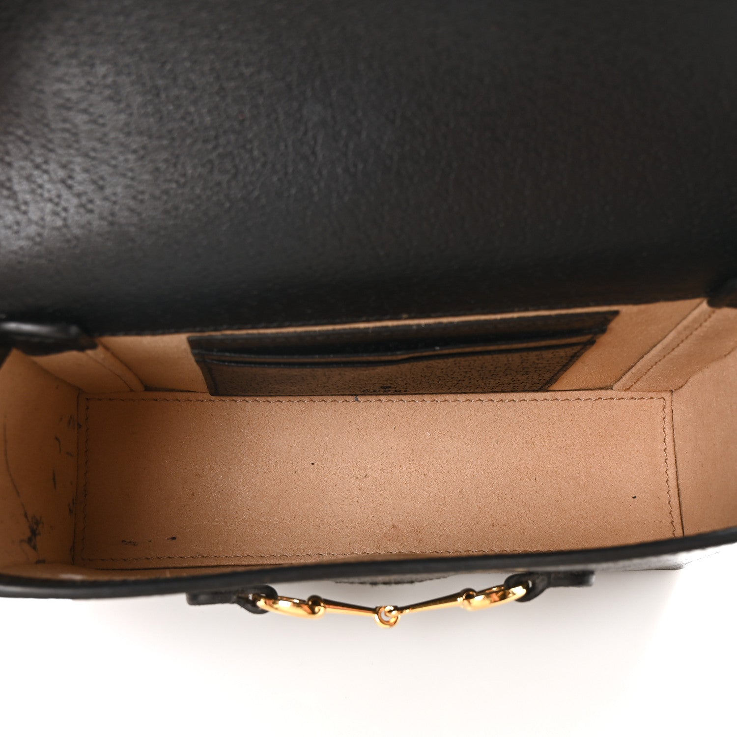 Gucci Calfskin Horsebit 1955 Shoulder Bag Black 5 of 9