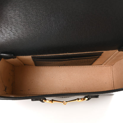 Gucci Calfskin Horsebit 1955 Shoulder Bag Black 5 of 9
