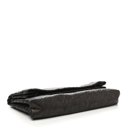 Louis Vuitton Jacquard Quilted Monogram Limelight Clutch GM Black 4 of 7