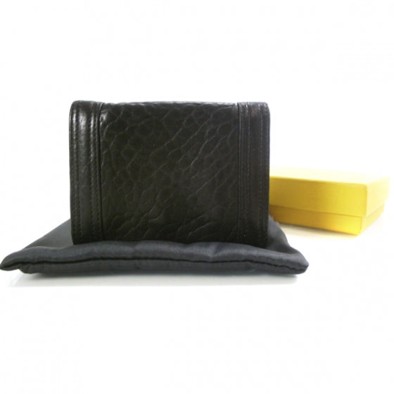 Fendi Nappa French Flap Wallet Black 2 of 9