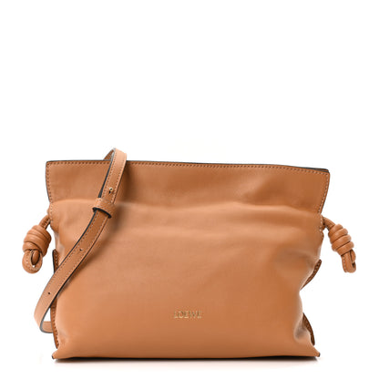 Loewe Calfskin Mini Flamenco Knot Clutch Warm Desert 1 of 10