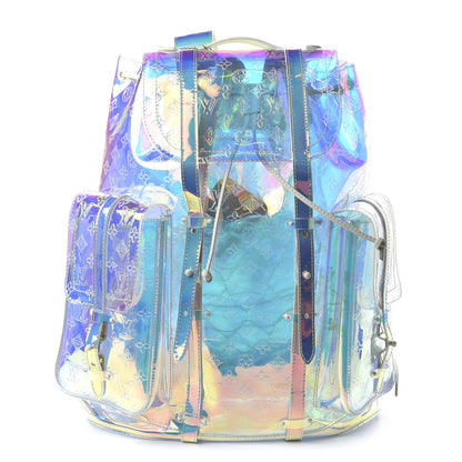 Louis Vuitton PVC Monogram Christopher Backpack GM Iridescent Prism 1 of 8