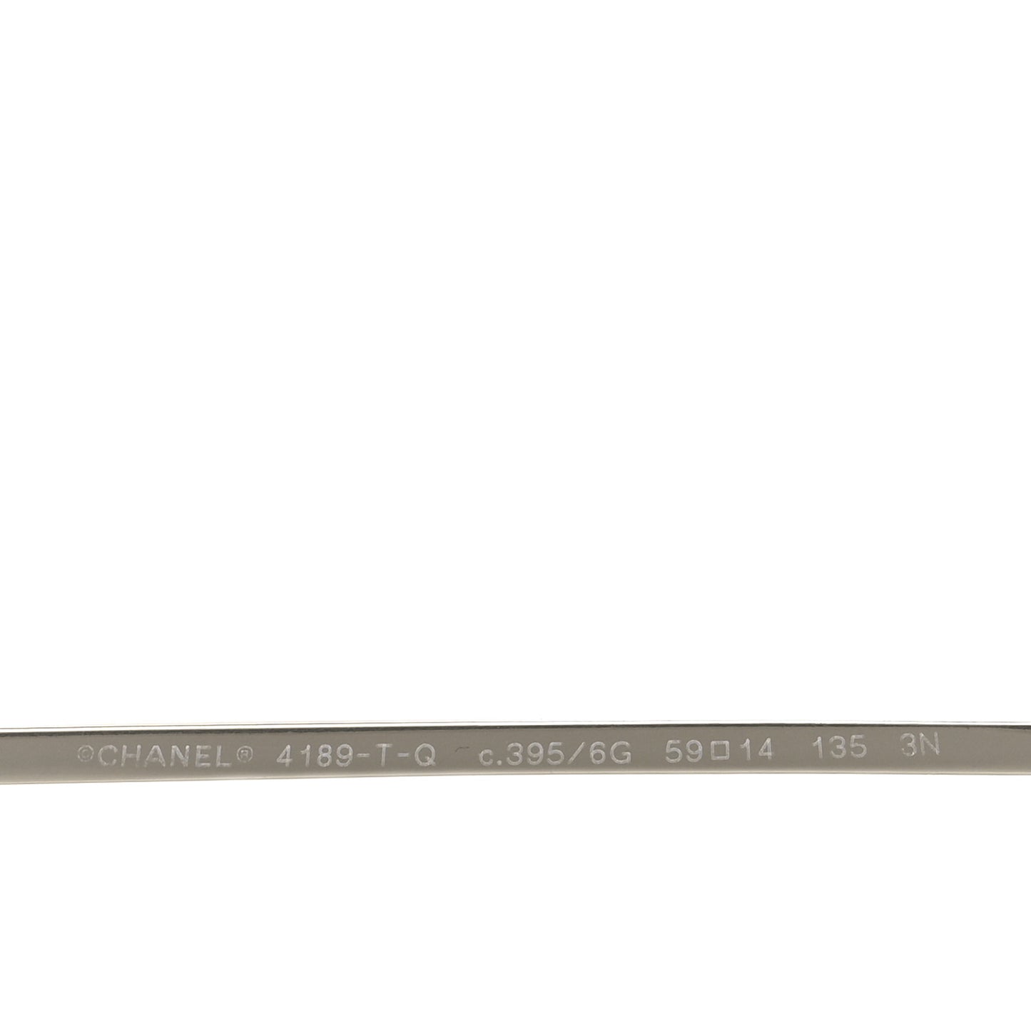 Metal Polarized CC Aviator Sunglasses 4189-T-Q Silver