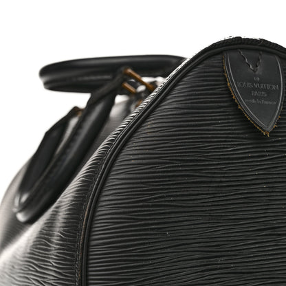 Louis Vuitton Epi Speedy 30 Black 12 of 17