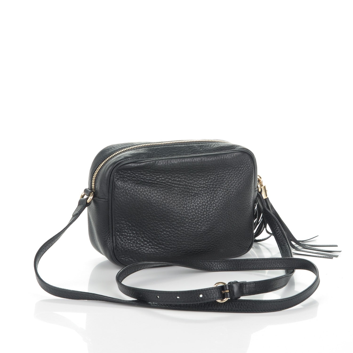 Gucci Pebbled Calfskin Small Soho Disco Bag Black 3 of 4