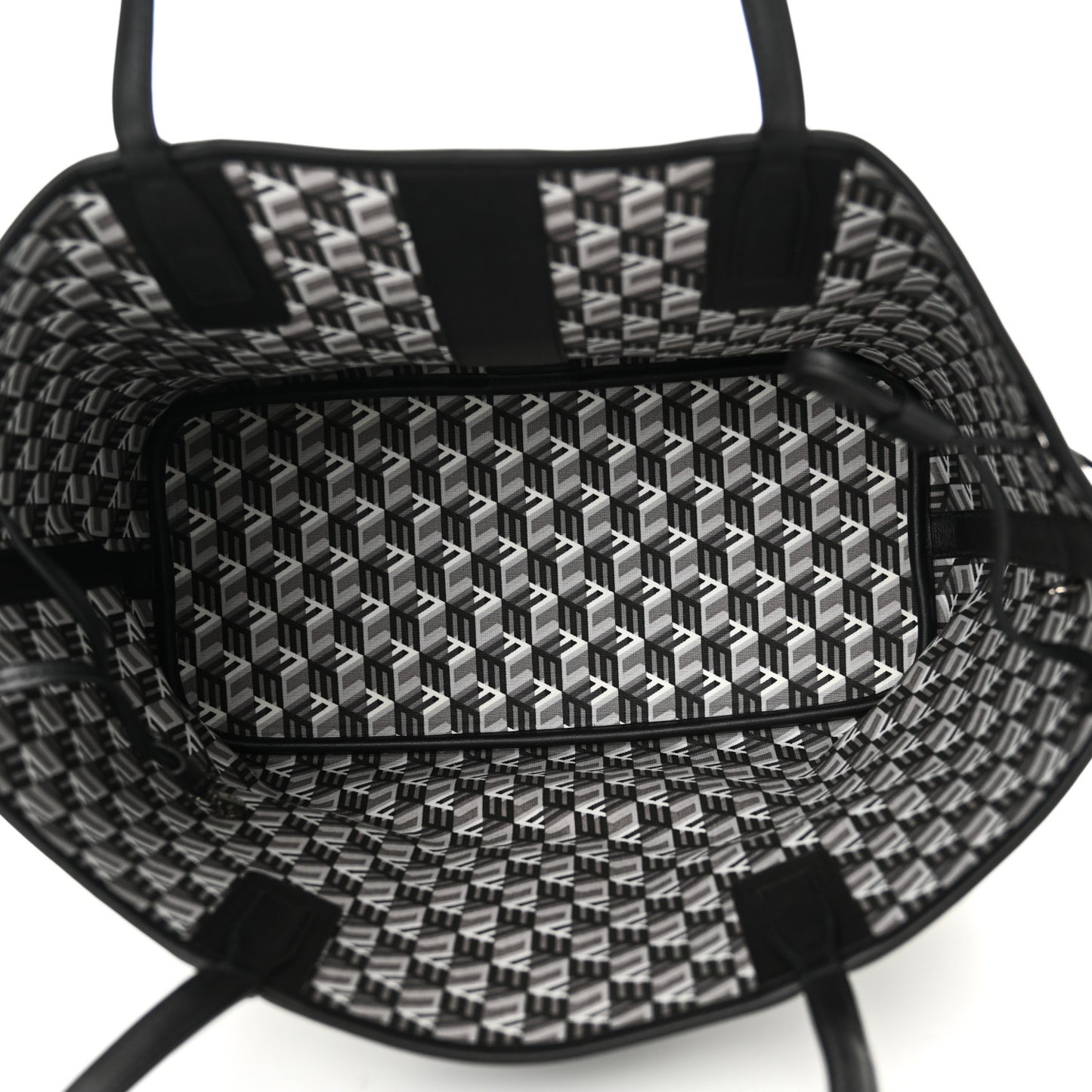 Visetos Medium Liz Reversible Shopper Tote Black