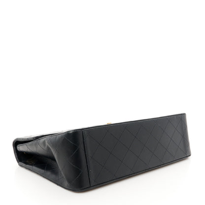 Chanel Lambskin Quilted XL Jumbo Single Flap Black 4 of 11