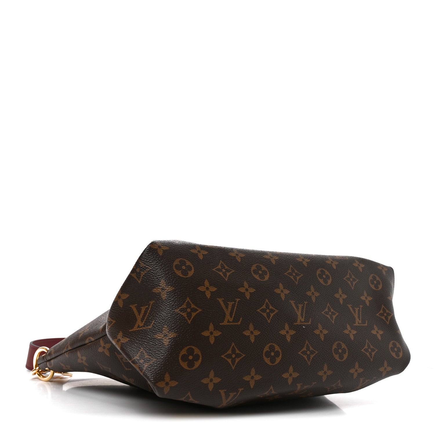 Louis Vuitton Monogram Flower Zipped Tote MM Bordeaux 4 of 9