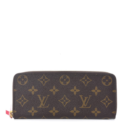 Louis Vuitton Monogram Clemence Wallet Fuchsia 1 of 8