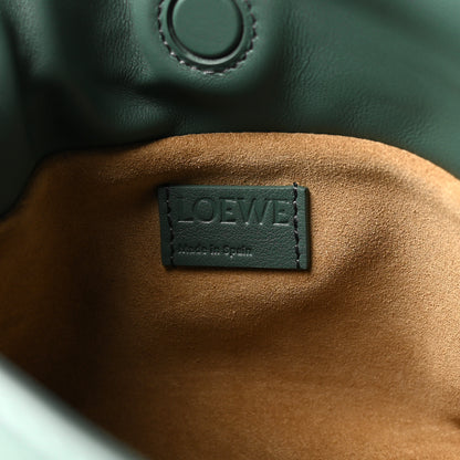 Loewe Calfskin Mini Flamenco Knot Clutch Vetiver 6 of 10