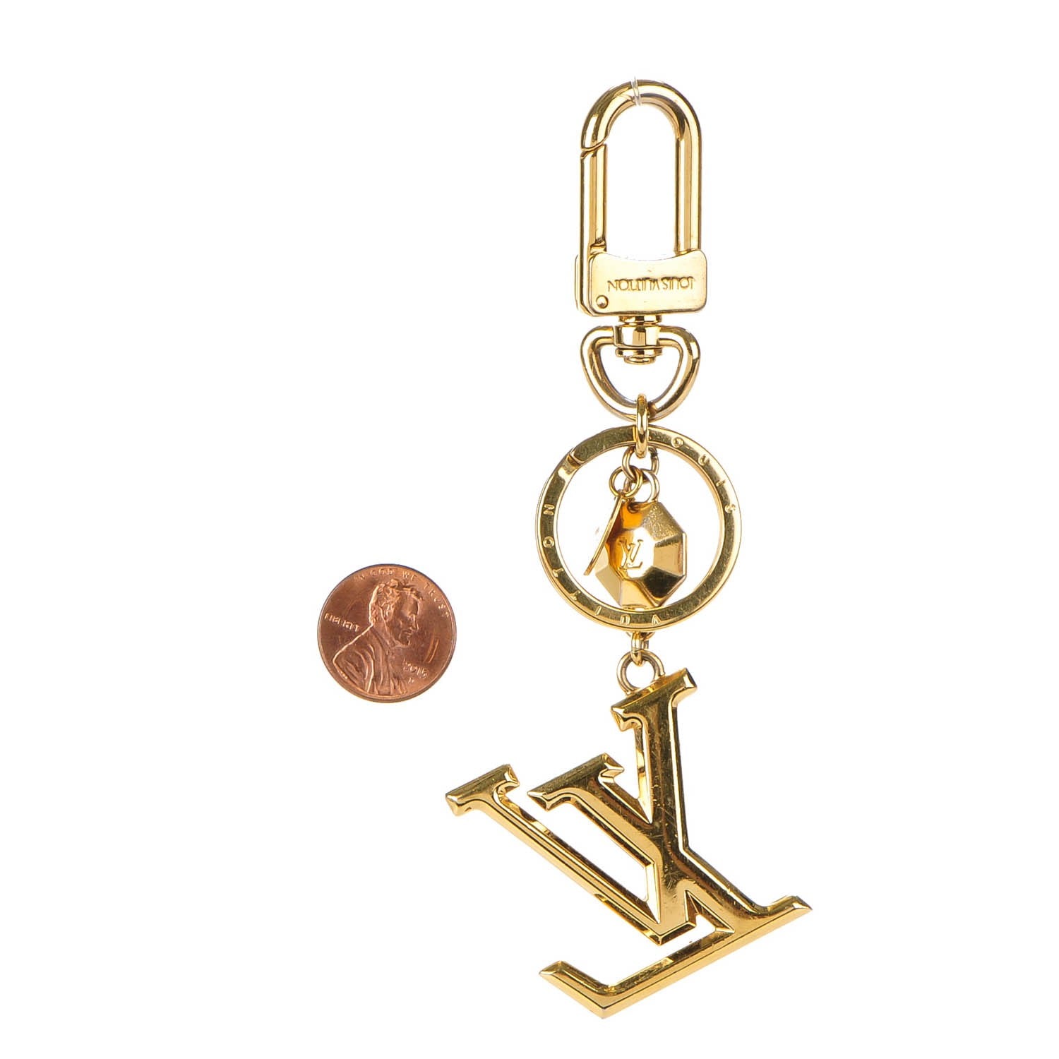 Louis Vuitton LV Facettes Key Holder Gold 2 of 6