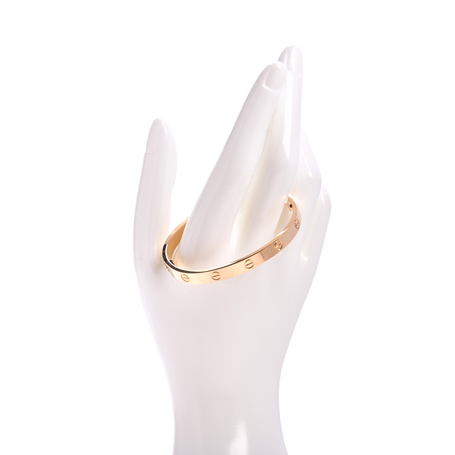 18K Yellow Gold LOVE Bracelet 17