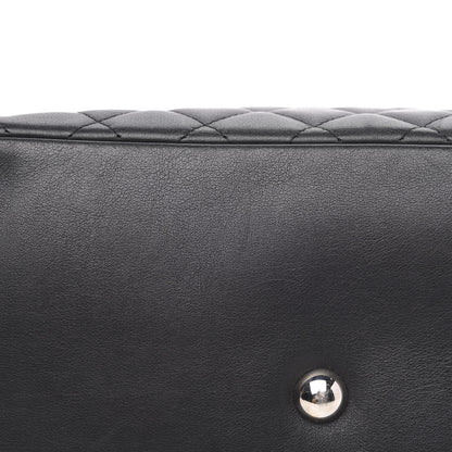 Chanel Calfskin Quilted Large Cambon Tote Black White 9 of 14