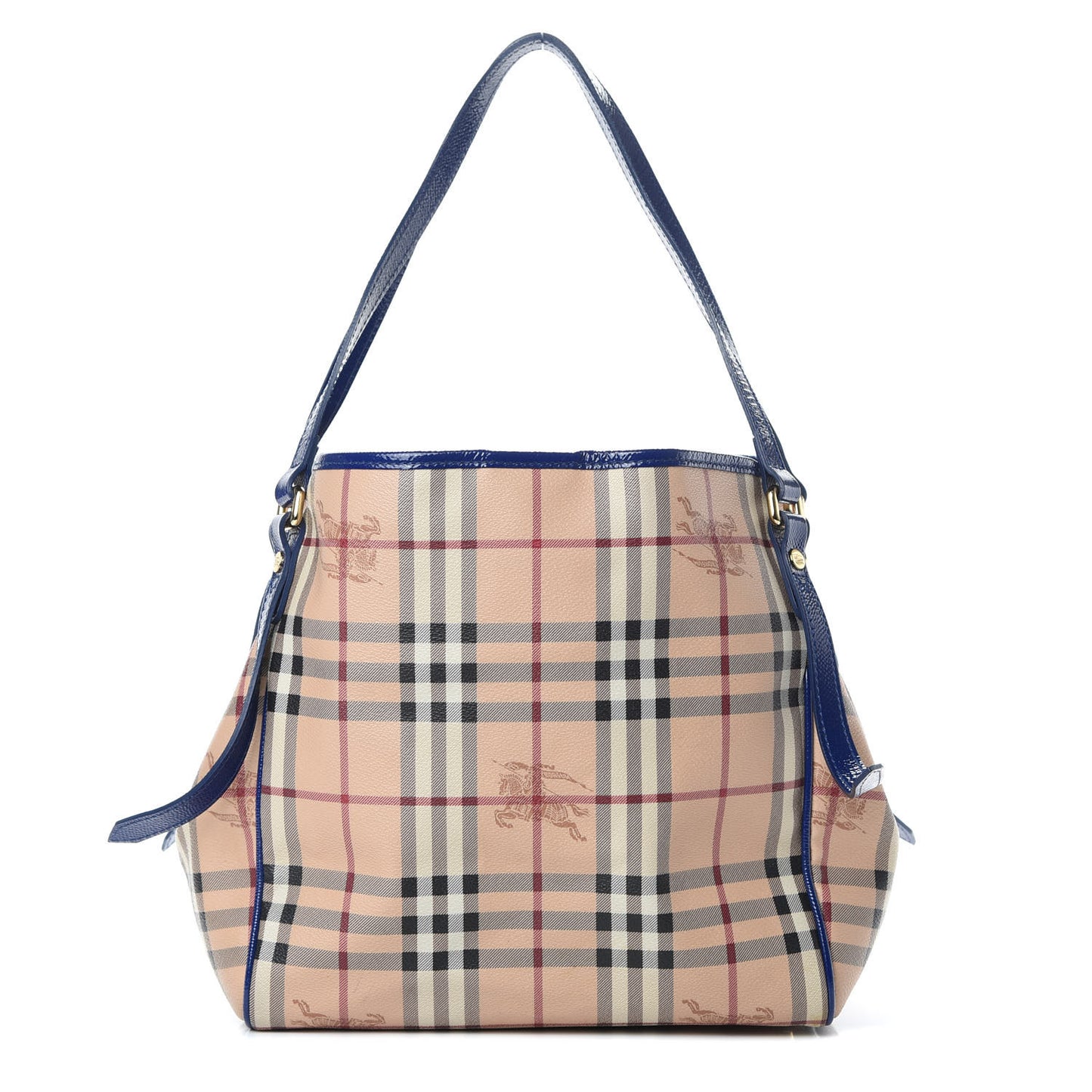 Haymarket Check Small Canterbury Tote Brilliant Blue