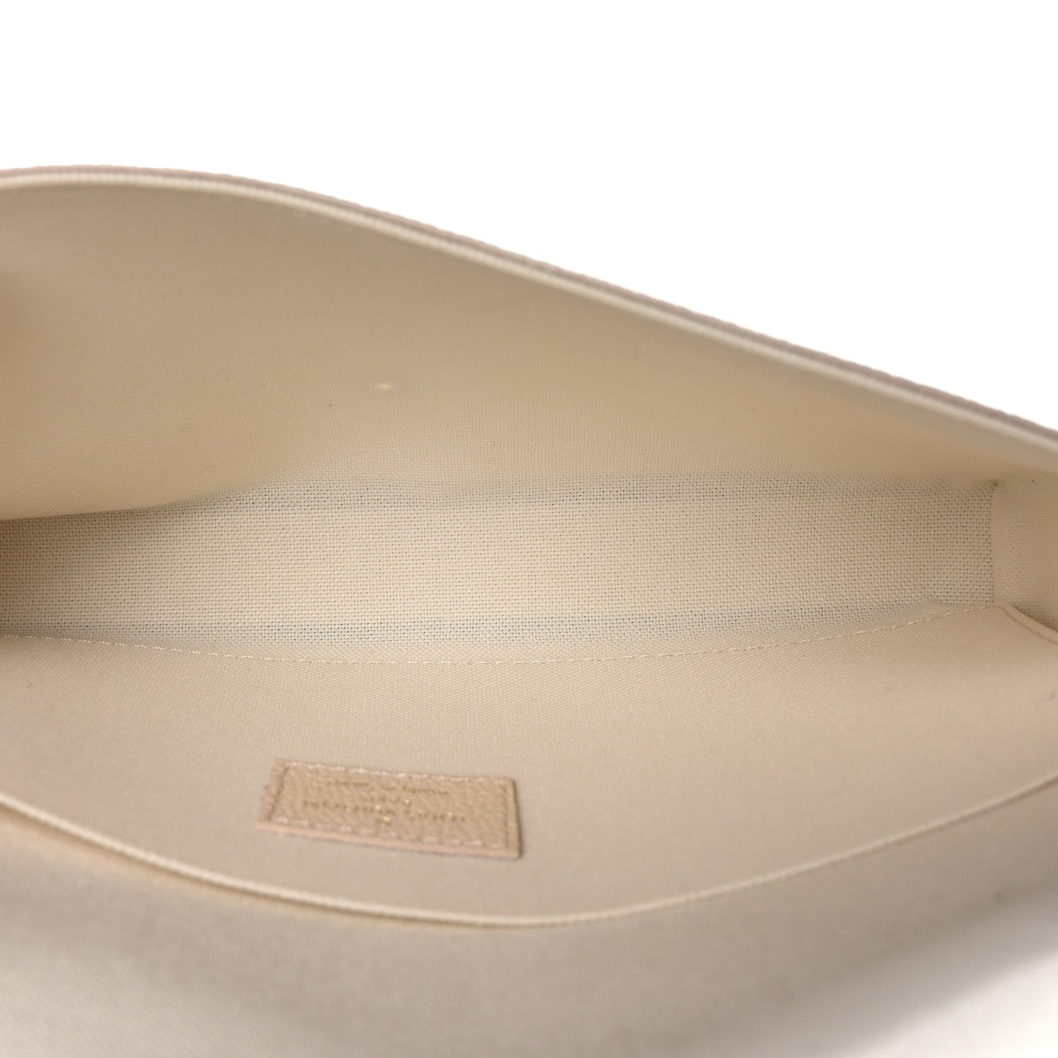 Louis Vuitton Empreinte Monogram Giant By The Pool Felicie Pochette Chain Wallet Creme Rose Trianon 6 of 10