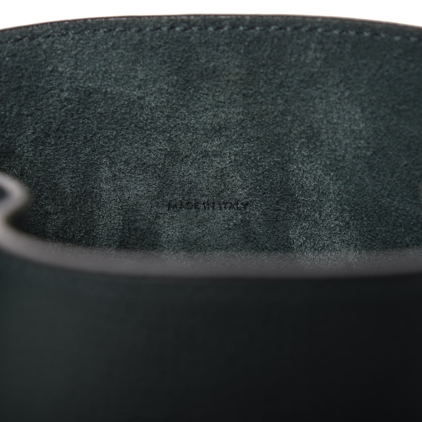 Supple Grained Calfskin Nano Big Bag Bucket Amazone