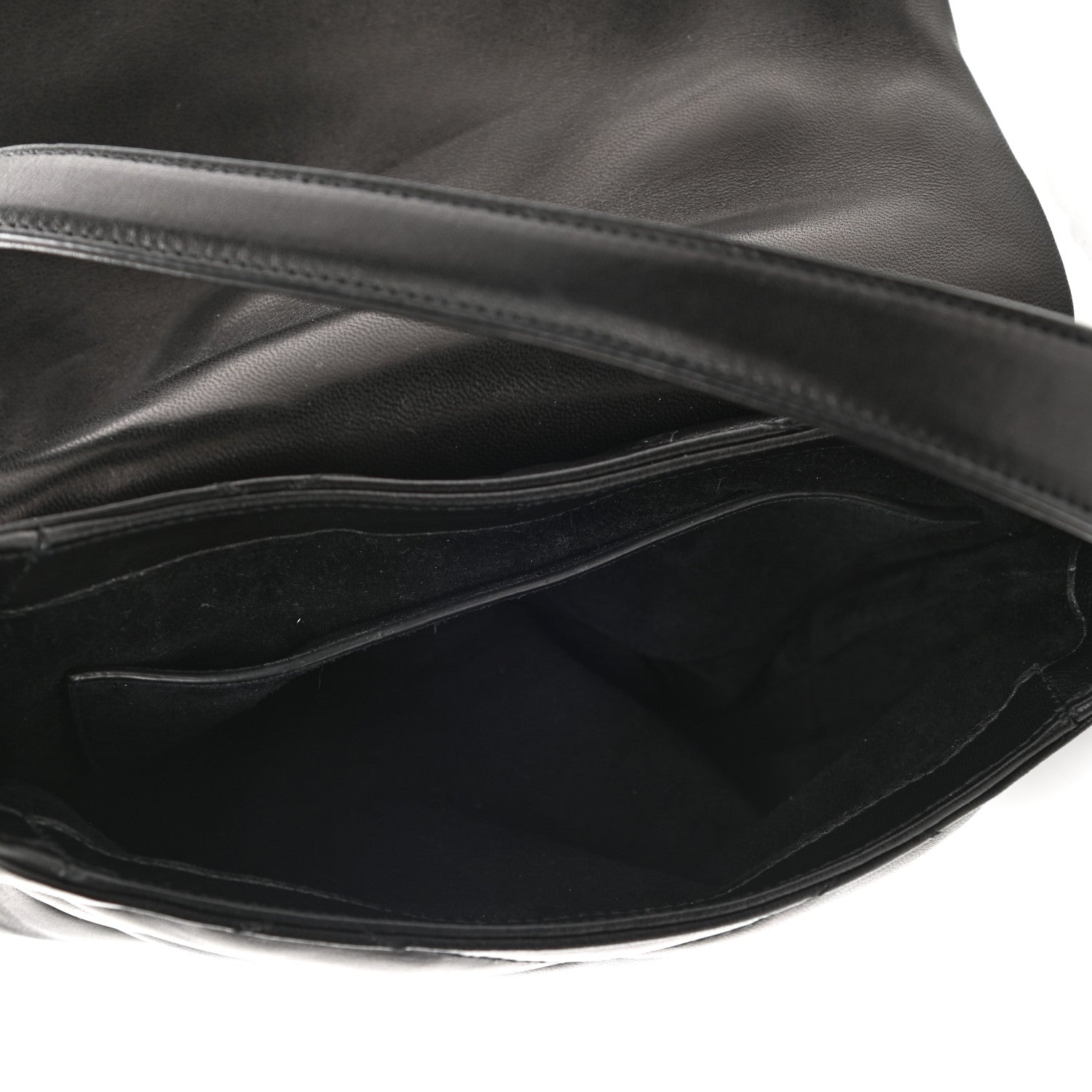 Saint Laurent Lambskin Quilted Le 57 Diamond Shoulder Bag Black 5 of 11