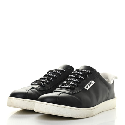 Chanel Calfskin CC Womens Sneakers 40 Black 3 of 17