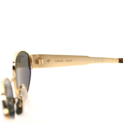Celine Metal Triomphe 01 Sunglasses CL40235U Gold Green 5 of 7