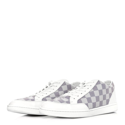 Louis Vuitton Damier Azur Mens Sneakers 8.5 White 3 of 8