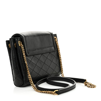 Saint Laurent Lambskin Quilted Monogram Mini Nolita Black 3 of 11