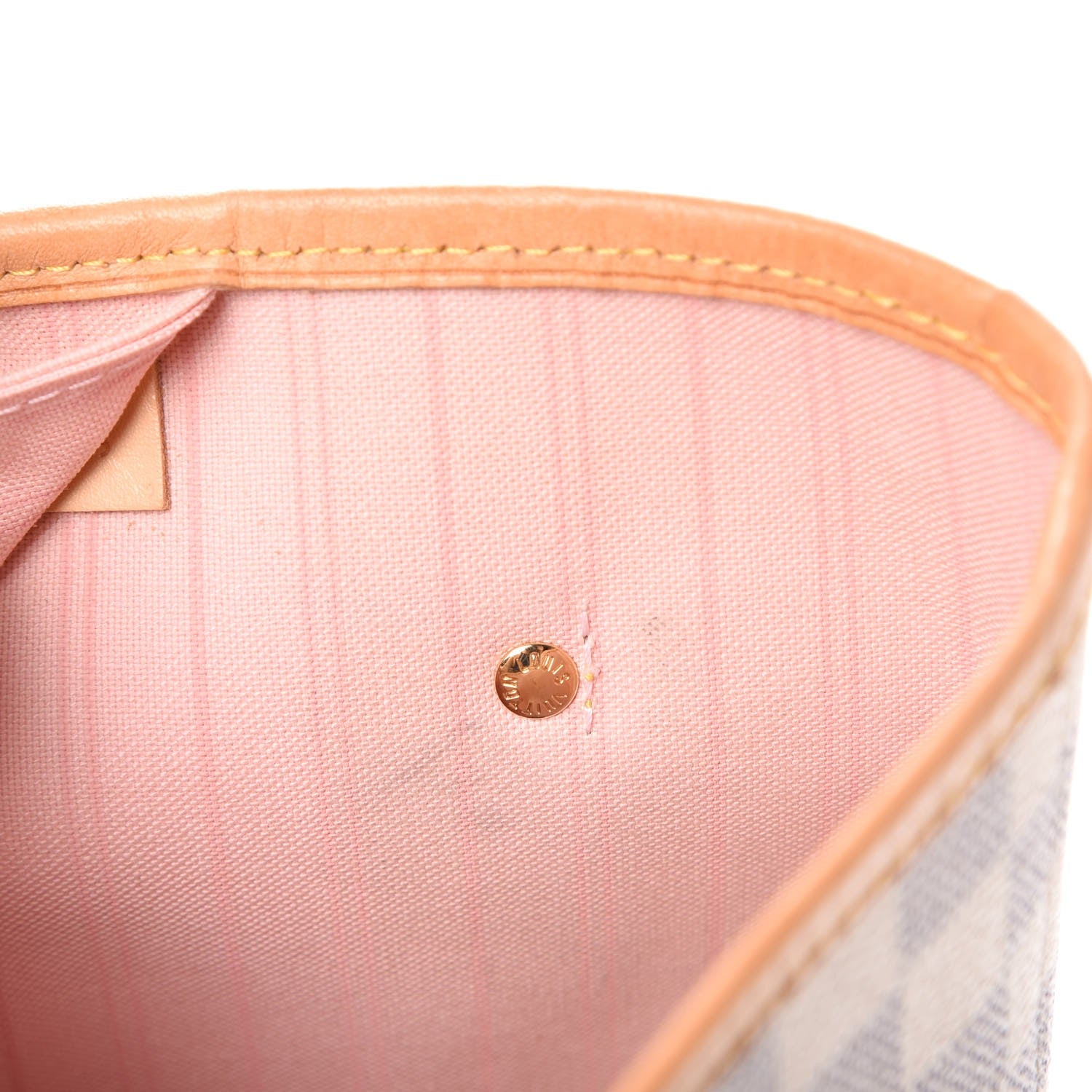 Louis Vuitton Damier Azur Neo Neverfull MM Rose Ballerine 11 of 13