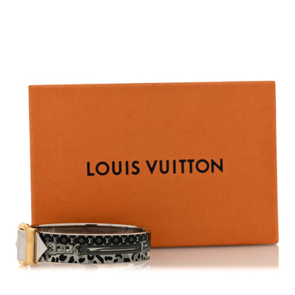 Louis Vuitton Metal Enamel Confidential Bangle Bracelet M 5 of 5