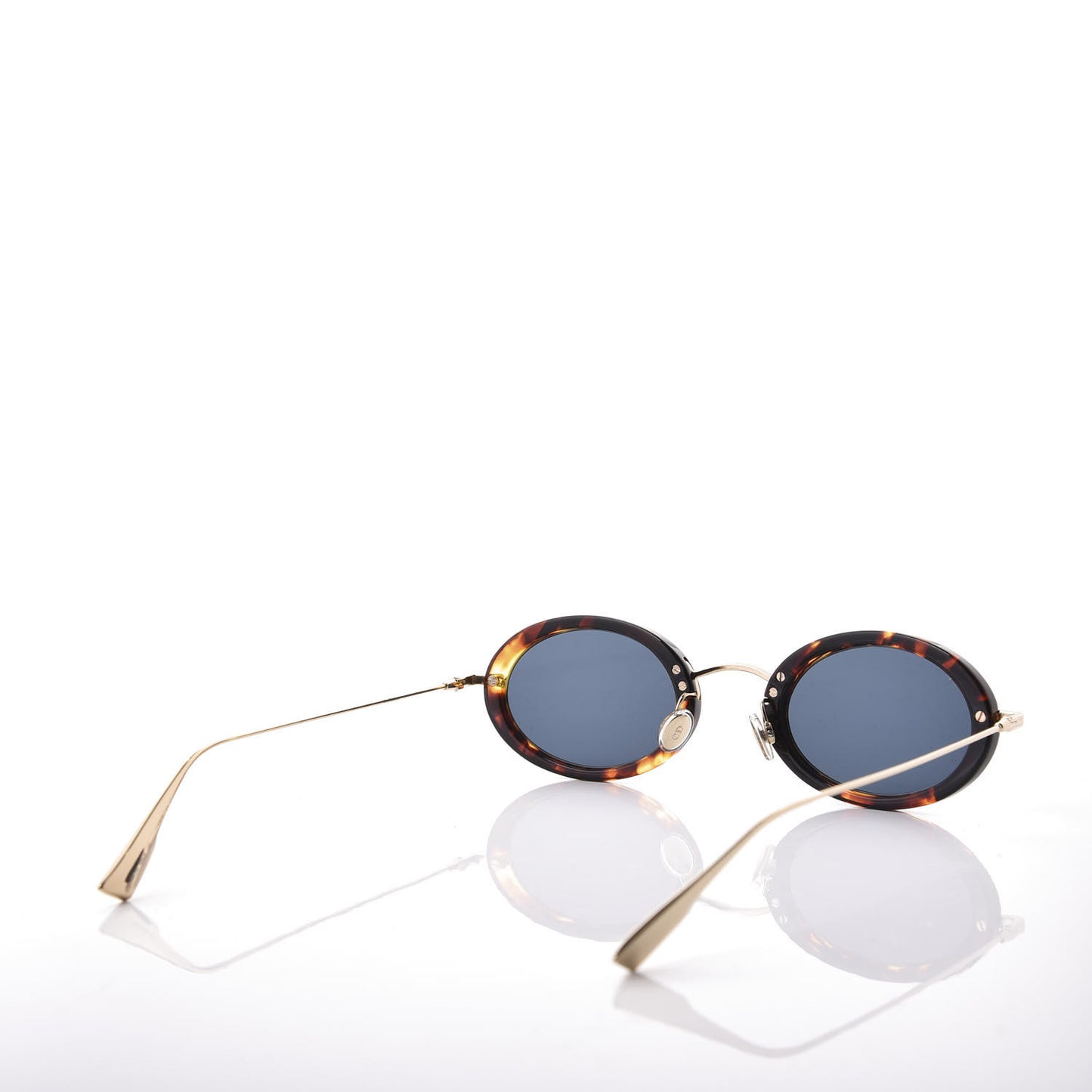 Acetate Metal DiorHypnotic 2 Sunglasses Havana Gold