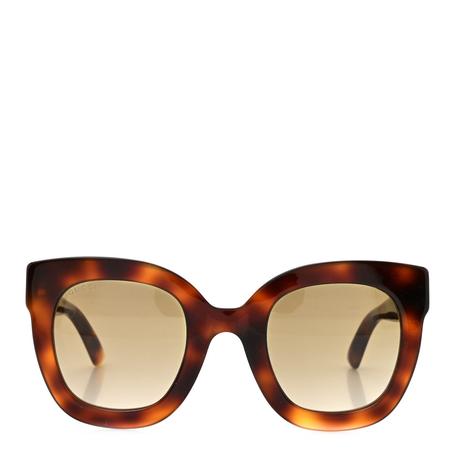 Gucci Round Frame Star Sunglasses GG0208S Tortoise 2 of 6