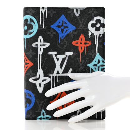 Louis Vuitton Monogram Eclipse LV Graffiti Auguste Notebook Cover Multicolor 2 of 6